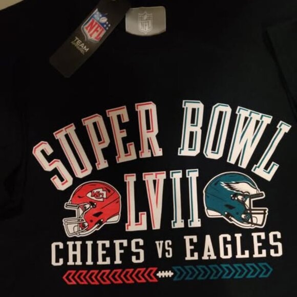 Kansas City Chiefs vs Philadelphia Eagles (THE REMATCH) T-shirt NWT - Picture 3 of 3
